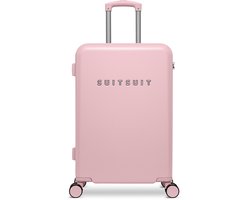 SUITSUIT Koffer 65 × 44 × 25 cm - Reiskoffer medium - TSA Slot - 60L - Evolution - Powder Pink