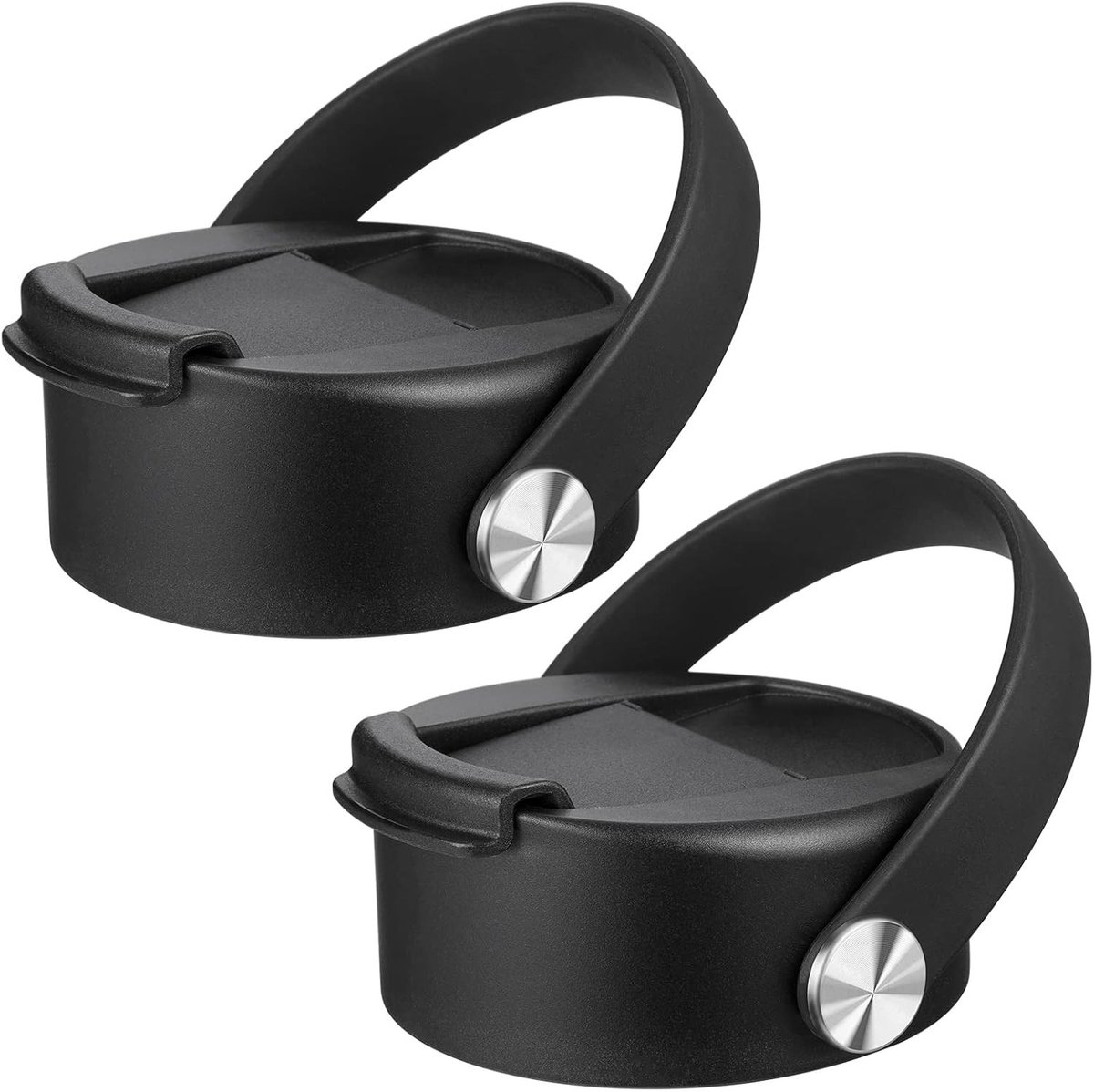 Vervangende Flip Lid voor Brede Mond Waterflessen 32oz en 40oz met Flexibele Handgreep, Geschikt voor Koffie en Andere Merken zoals Nalgene en meer