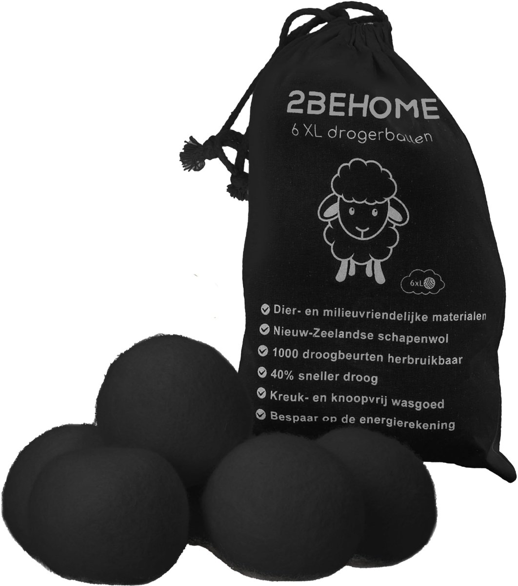 Elzusha - XL Droogballen van 100% Nieuw-Zeelandse Schapenwol