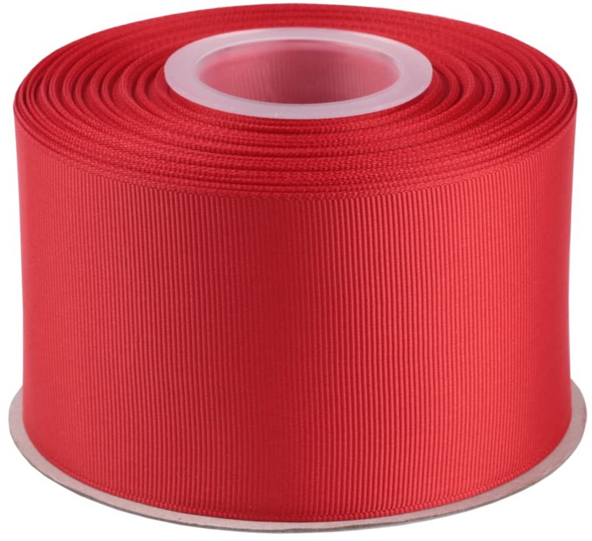 Elzusha - Grosgrainlint 63mm x 22m Rood voor Cadeauverpakking en Decoratie