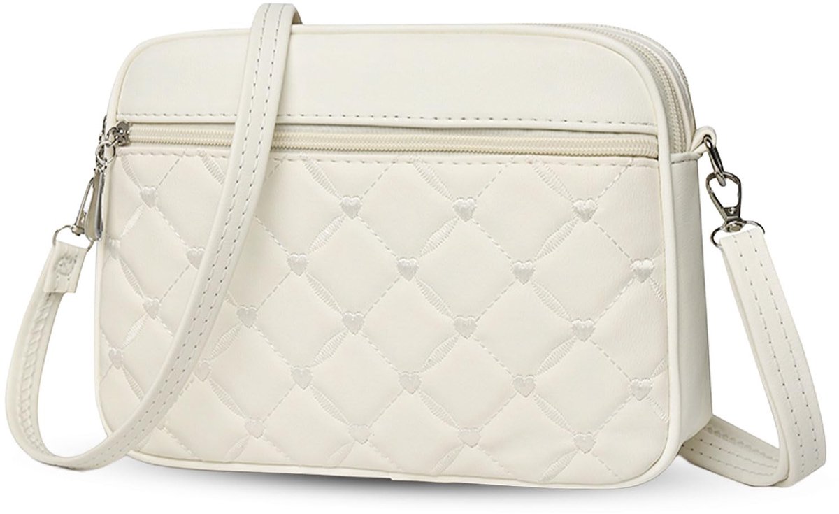Elzusha - Dames Mobiele Telefoon Schoudertas - Stijlvolle PU Leren Crossbody Tas met Afneembare Schouderriem