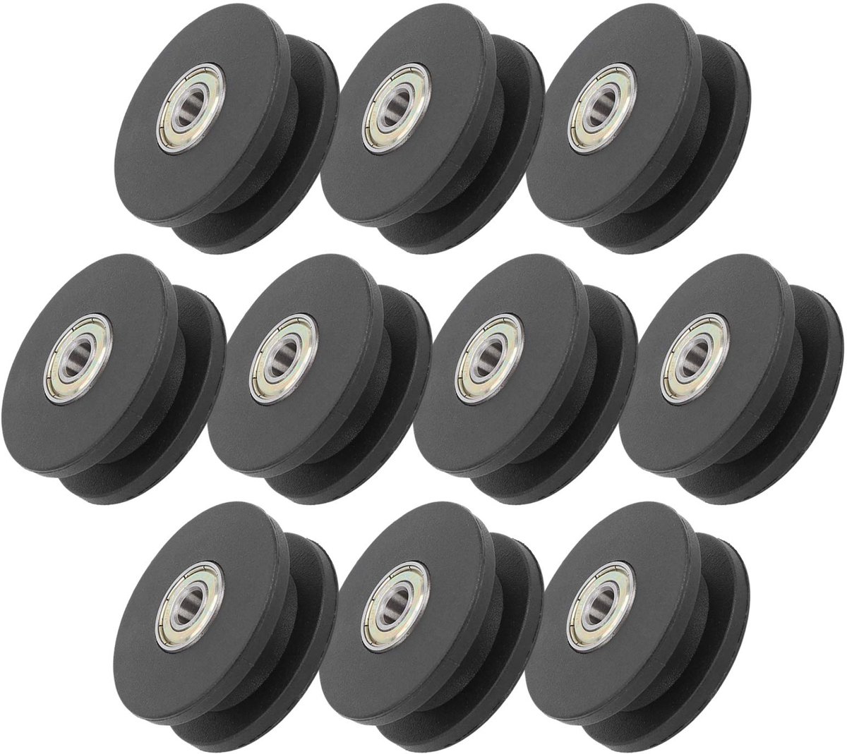 10 Pcs 50mm Nylon Lager Katrol Wiel Fitness Lager Katrol Wiel Vervanging Home Gym Apparatuur Machine Bijlagen Oefening - ShopVlot