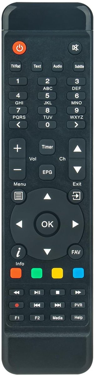 Elzusha - Vervangende Afstandsbediening voor IPTV Ontvanger