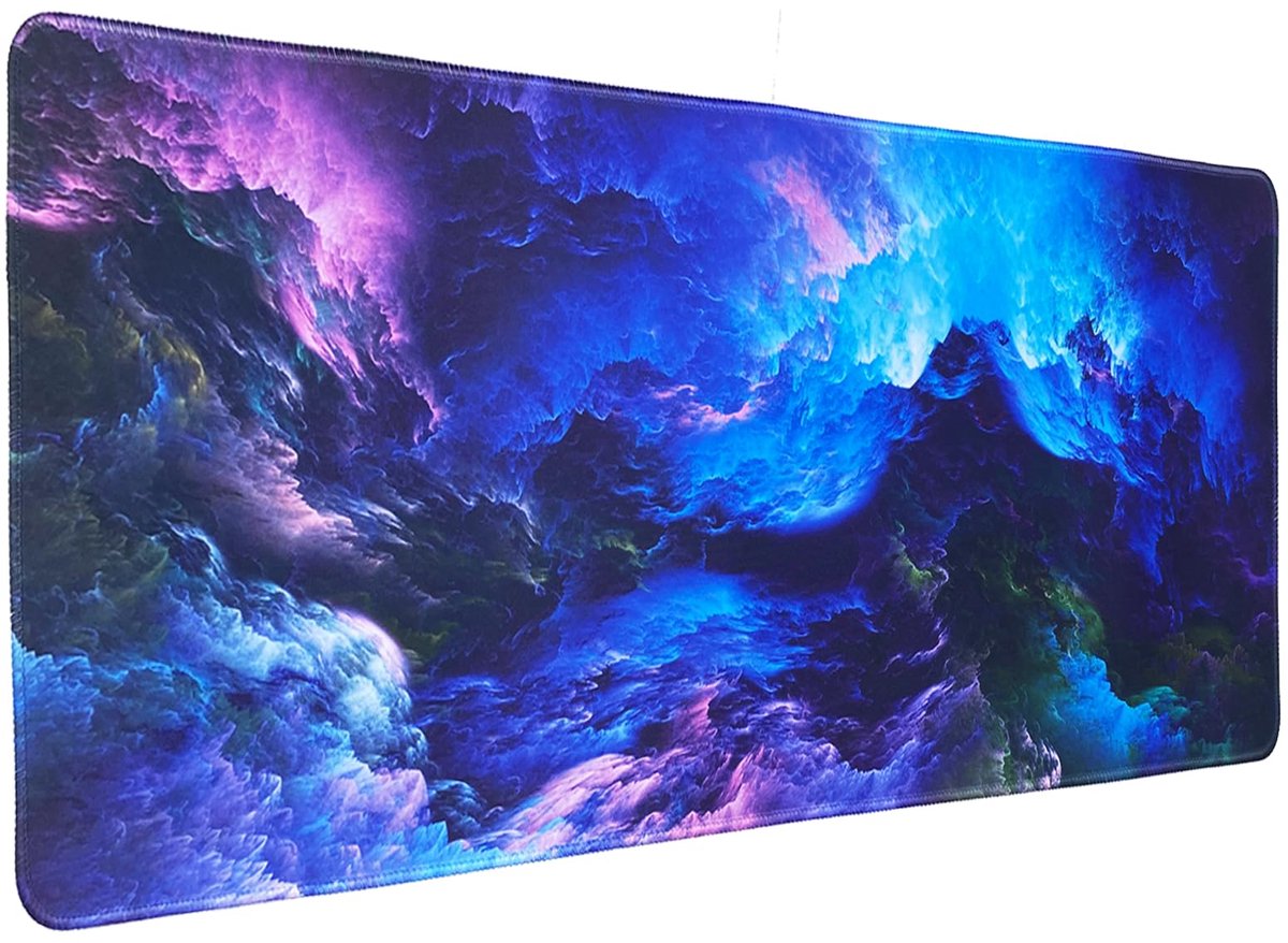Hosimoln Qicaiyun004 Gaming-muismat, grote muismat, afmetingen 80 x 30 cm, dikte 3 mm, premium gestructureerde - ShopVlot