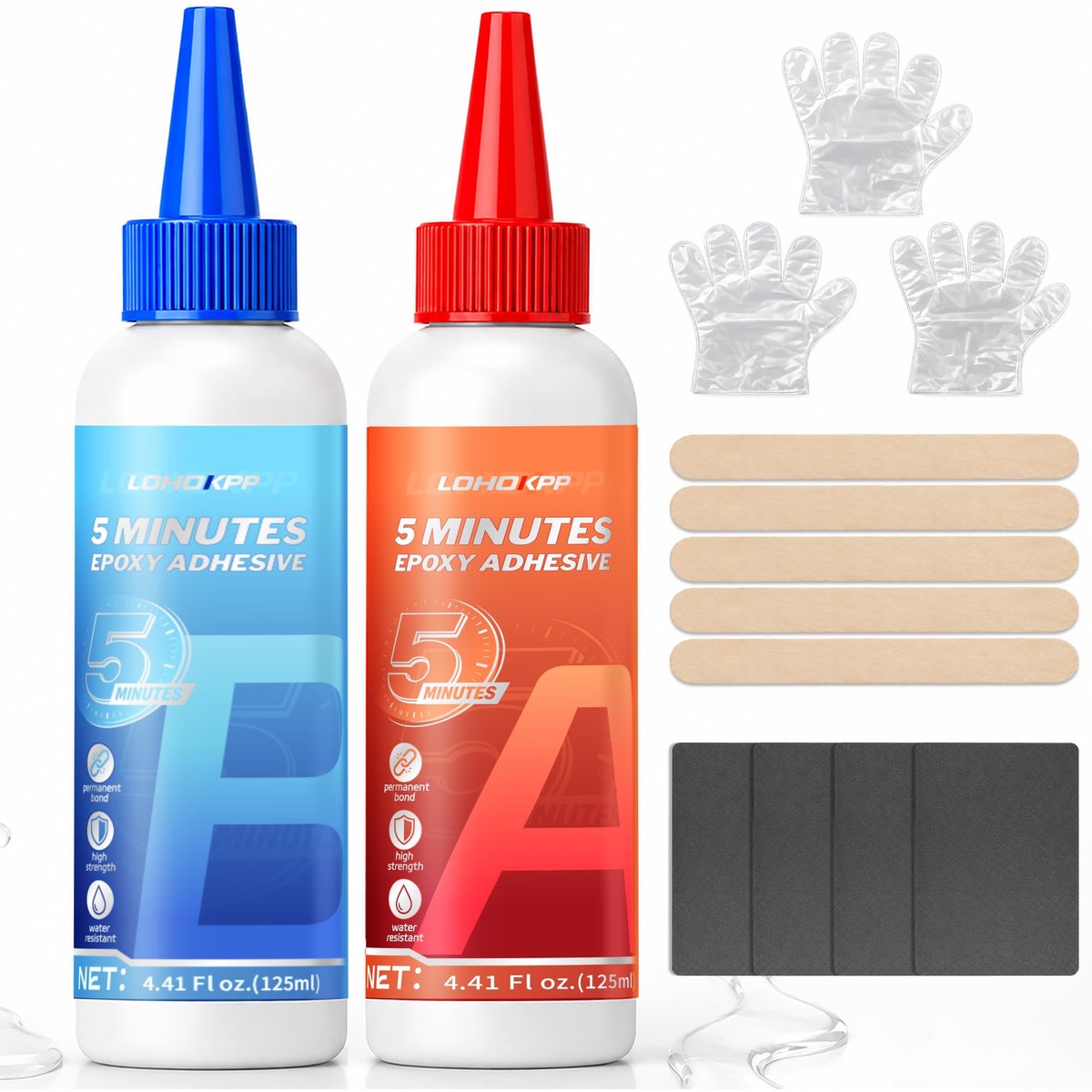 Solidchoice - Sneldrogende Epoxy Lijm 250ml Voor Diverse Materialen