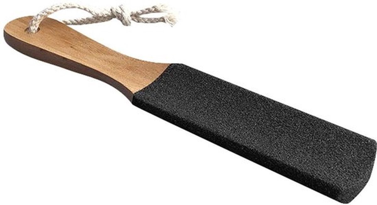 Voetvijl Professionele Eeltverwijderaar - Houten Handvat - Antislip Ergonomisch - Draagbaar en Lichtgewicht - Waterdicht Ontwerp - Voetrasp