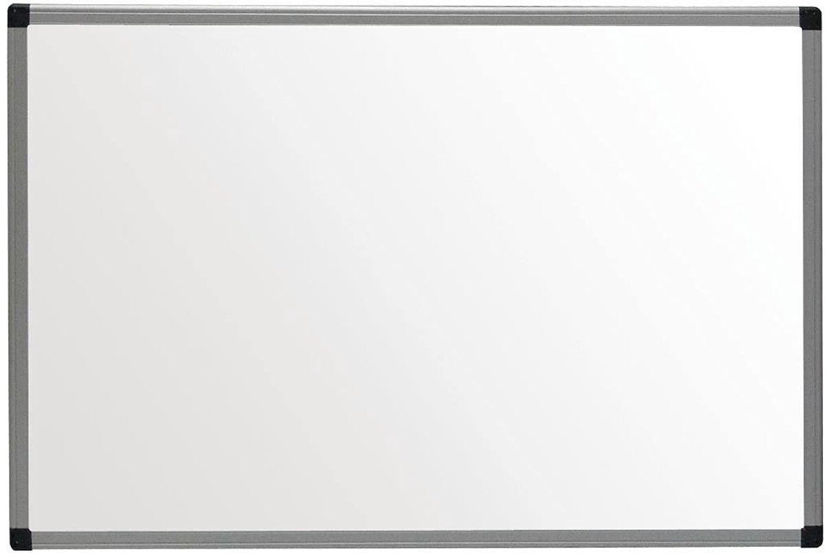 Whiteboardfolie - Wit - 60 x 40 cm - Aluminium Frame Magnetisch Whiteboard - Voor Personeelsruimte en Keuken