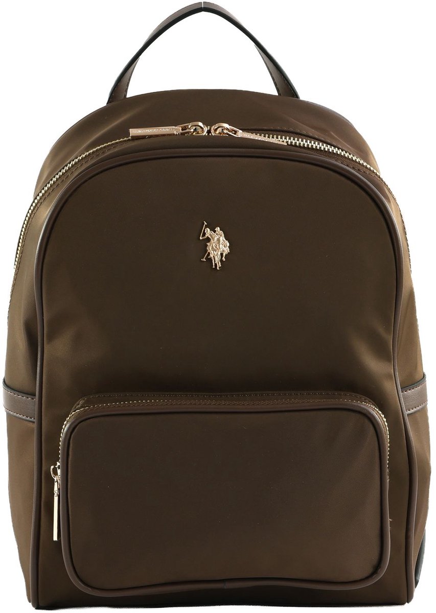 U.S. POLO ASSN. rugzak Houston Backpack Dark Brown donkerbruin