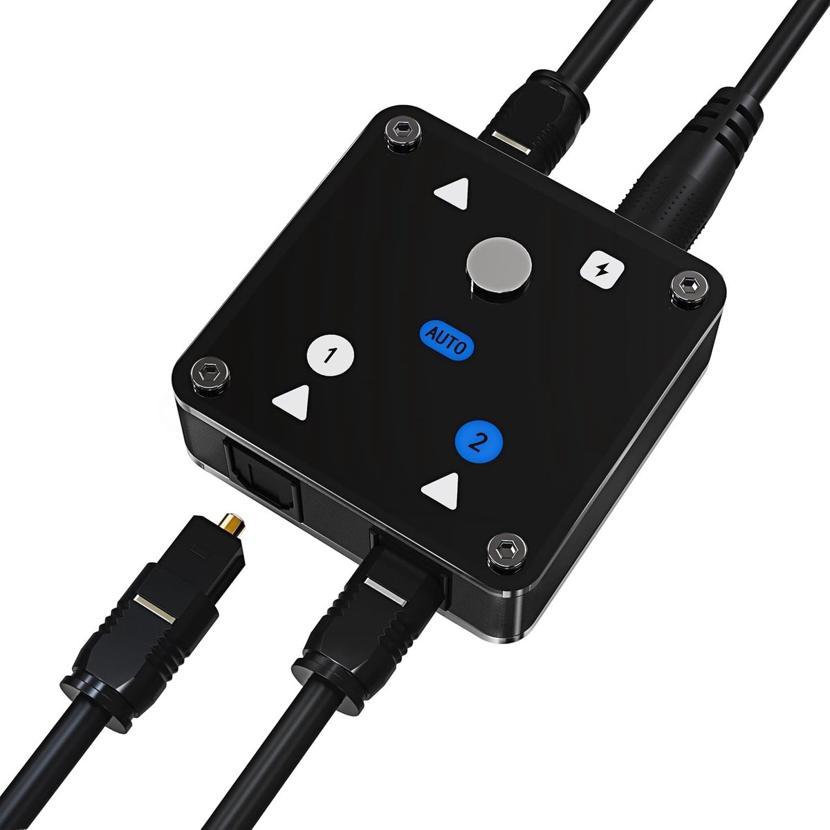 Mini soundbar - Zwart - 2-in-1 Optische Audio Switch - Automatische Toslink Schakelaar voor Entertainment