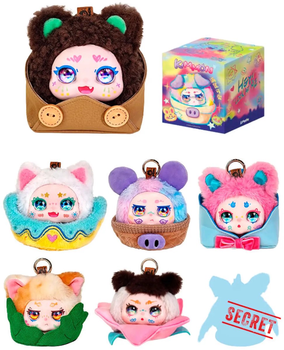 Kimmon Blind Box plush surprise - 1 exemplaar - Cute - Kawaii - Spaar ze allemaal - 14 cm groot