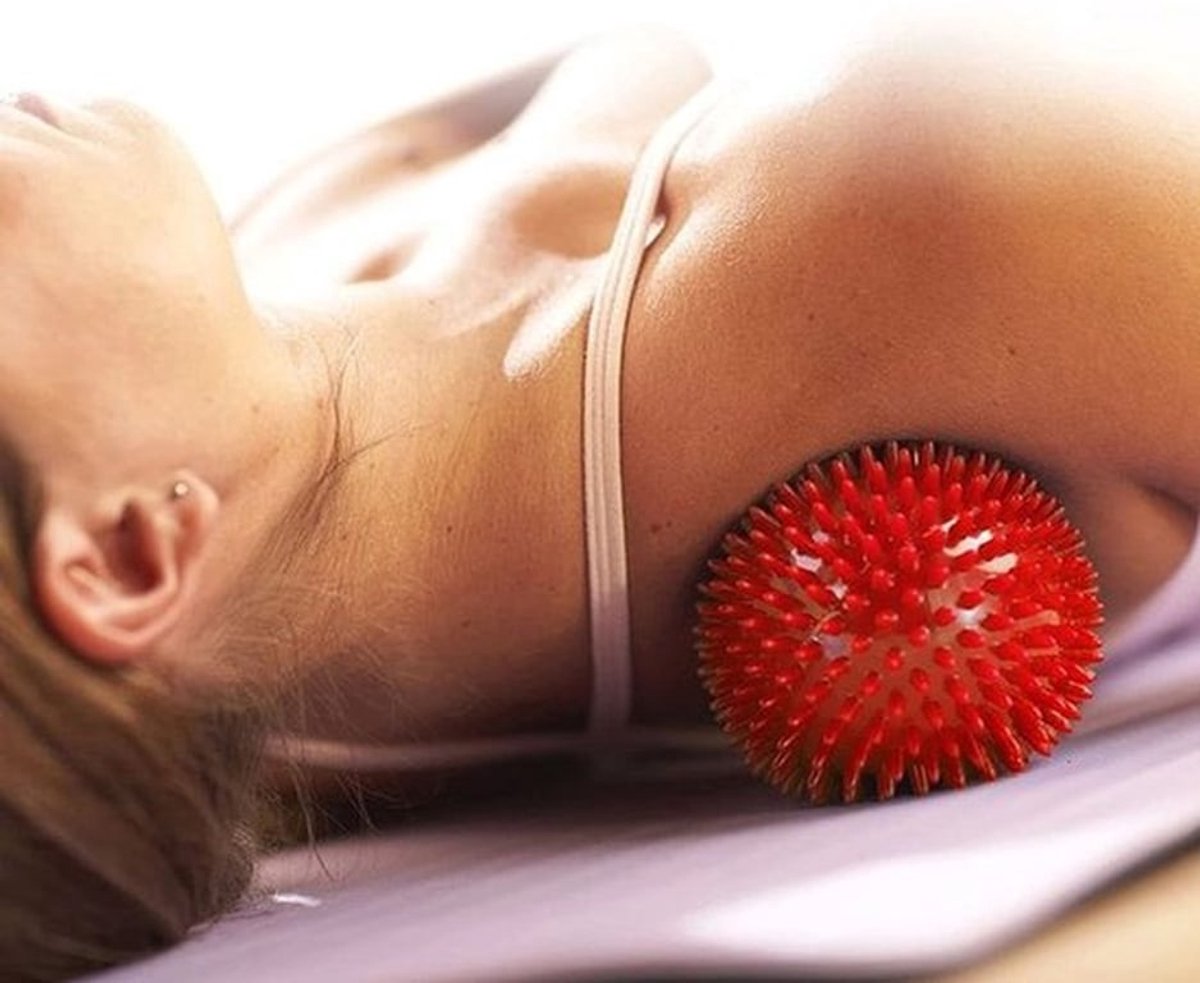Massageballen 3 stuks 6 cm - Egelballen - Trigger Point Massage - Spiermassage Rug/Benen/Voeten/Handen - Duurzaam en Wasbaar - Fascial Balls