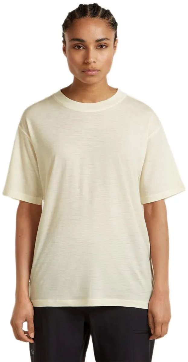 Icebreaker Merino 150 Tech Lite Relaxed T-shirt Met Korte Mouwen Geel S Vrouw