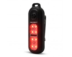 KIMO DIRECT Alarm Sleutelhanger - Persoonlijk Alarm - Zelfverdediging - Met Clip en Draagkoord - 130dB - Zwart