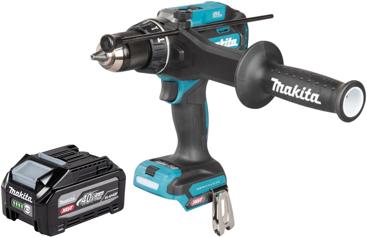 Makita HP 003 GU1 accu-slagboormachine 40 V max. 180 Nm borstelloos + 1x accu 4,0 Ah - zonder oplader
