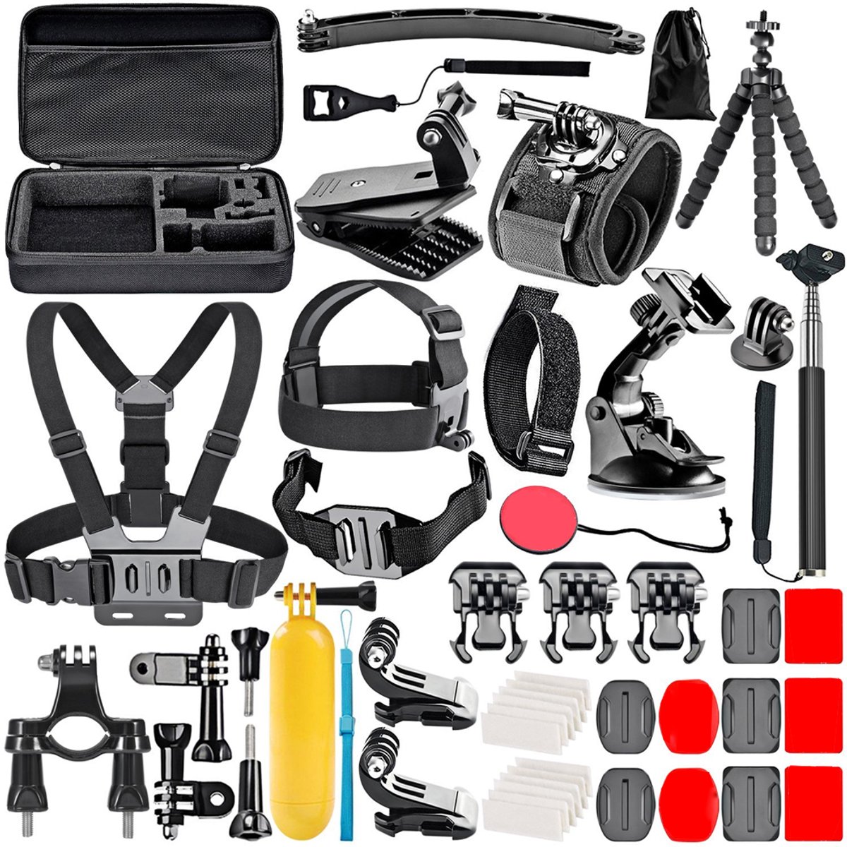 50-in-1 kit voor GoPro Hero 10/9/8/7/6/5/4 Max Fusion DJI - Accessoires voor actiecamera's