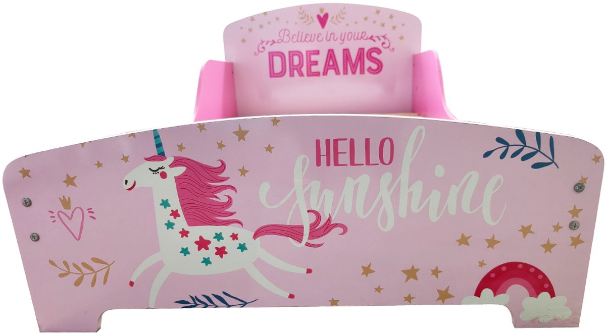 Eenhoorn Eenhoorn Roze Kinderbed - afbeelding 3