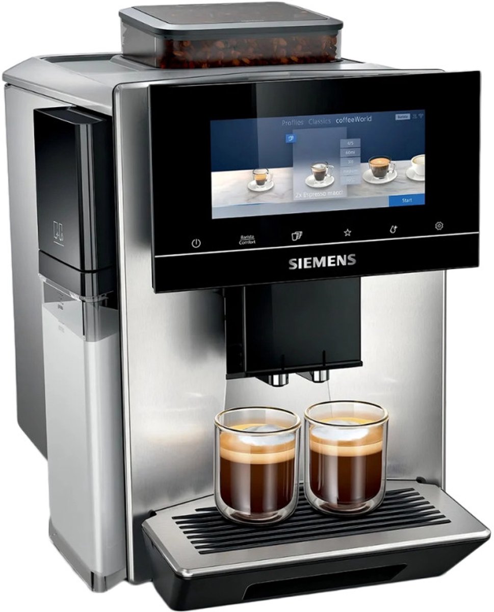Bol.com Siemens EQ900 Plus - TQ903RZ3 - Volautomatische espressomachine - RVS aanbieding
