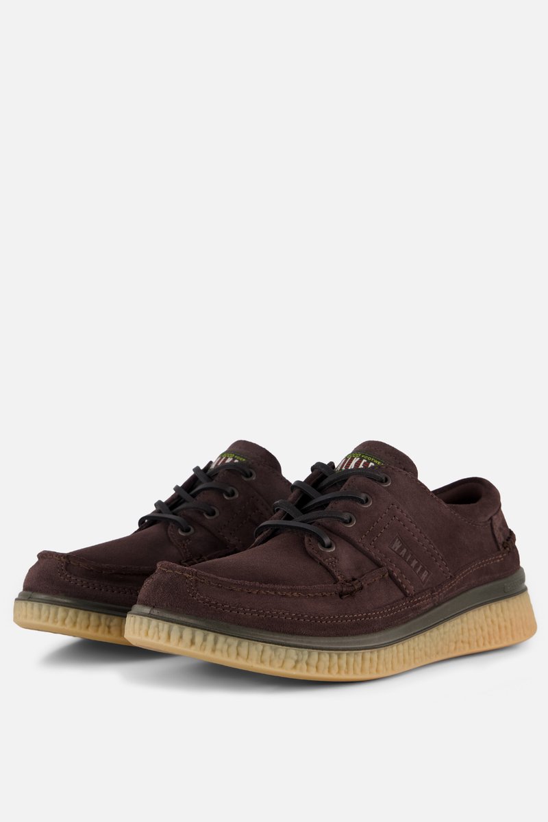 Ecco Walker 3.0 Veterschoenen bruin Suede - Maat 46