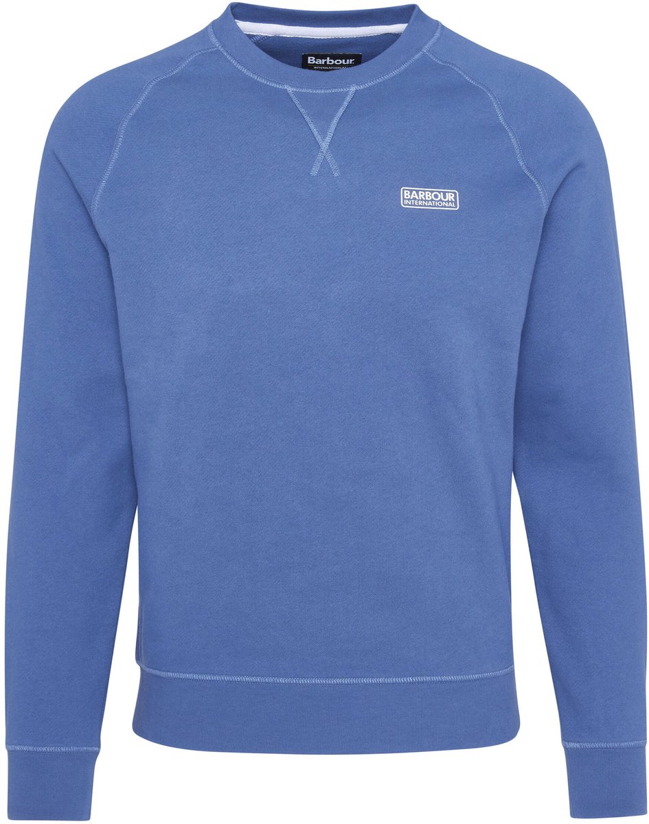 BARBOUR - Sweater - Maat L - Mannen - blauw -