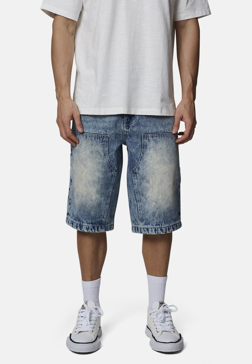 Good For Nothing - Broek - Katoen - Mannen - Maat 36 - blauw