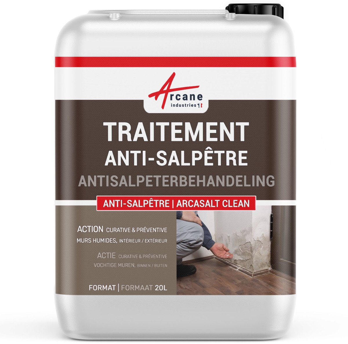 Antisalpeter behandelingsproduct: ARCASALT CLEAN