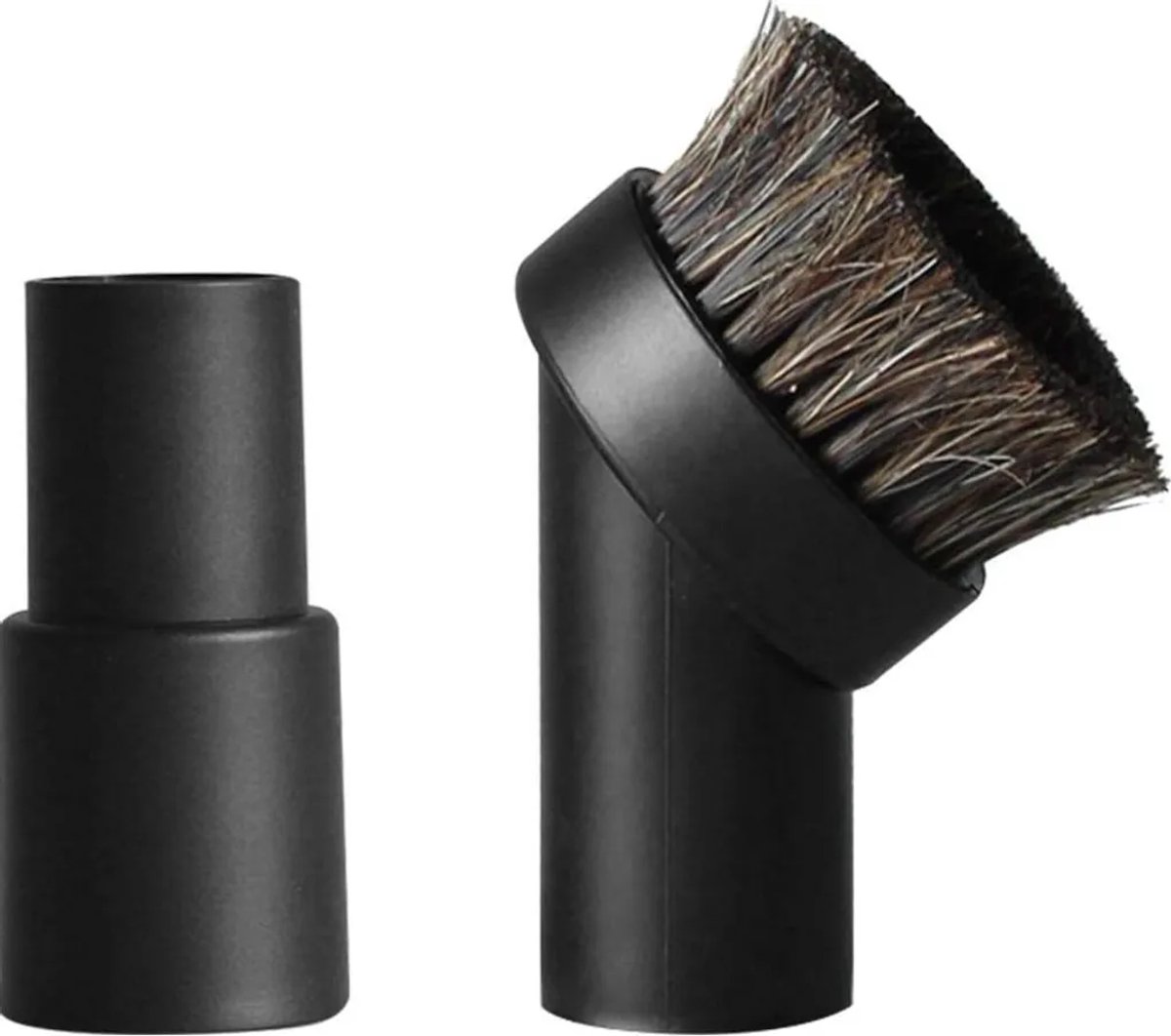 Reinigingsborstelaccessoires, zwart, borstelkop, 3,2 cm aansluiting.
