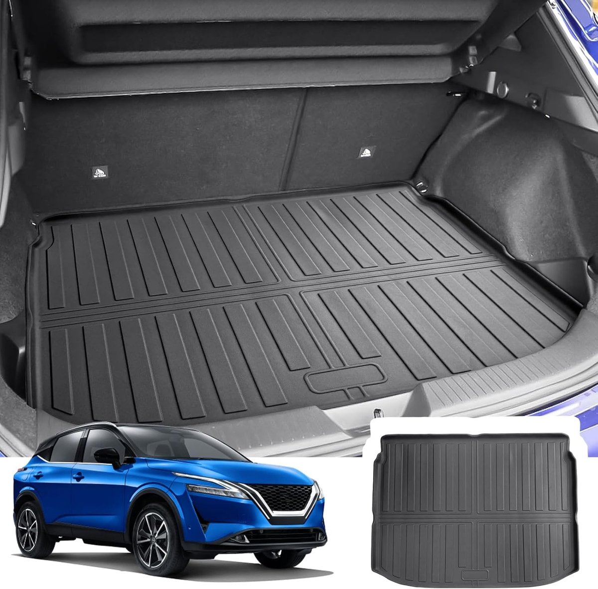 Compatibele TPE Achterbakmat voor Nissan Qashqai J12 e-Power 2022-2025 - Waterdicht, Antivuil, Auto Accessoires voor Perfecte Bescherming