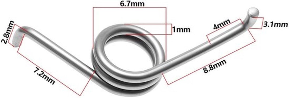 4Pcs Spinning Visserij Reel Lente - Reparatie Onderdelen voor Daiwa Vissen Accessoires