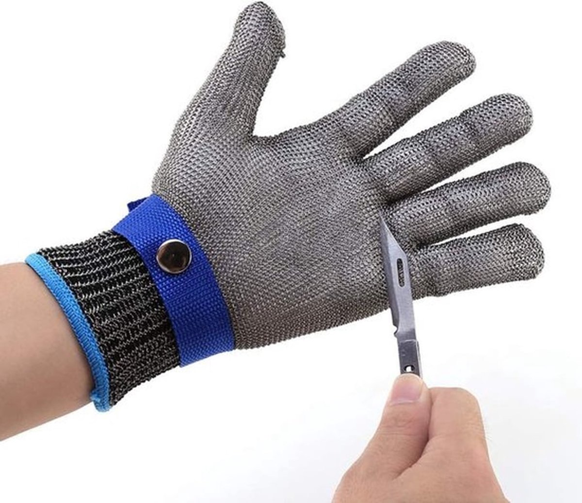 Slagerhandschoenen Snijbestendig - Katoenen Handschoenen - Voedselveilig - Universele Pasvorm - Bescherming Beide Handen - Optimale Workflow - Snijbestendige Handschoenen