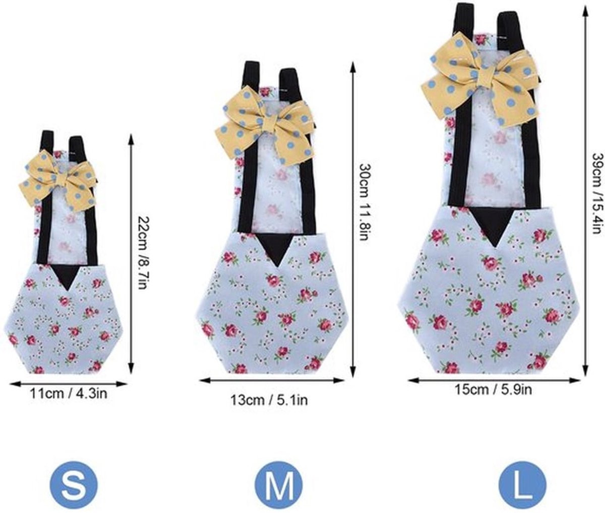 Kip Luier Wasbaar - Huisdier Kleding - Eend/Gans Luier - Zacht Polyester - Comfortabel - Herbruikbaar - Huisdierluier