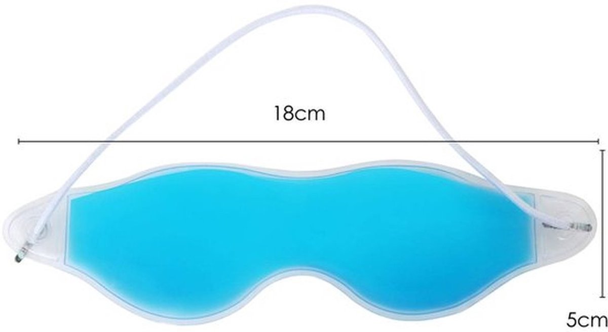Oogmasker verkoelend/verwarmend - Gelmasker - Oogcompres - Verlicht spanningen - Vermoeidheid van de ogen - Elastische band - Oogkompres
