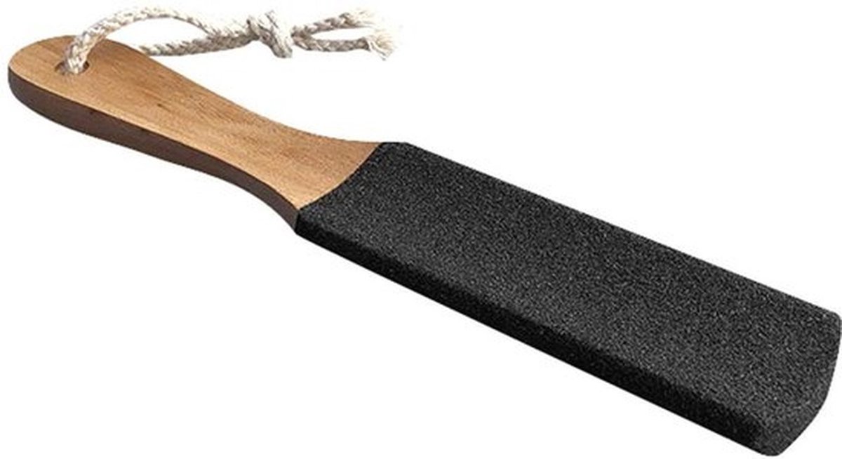 Voetvijl Professionele Eeltverwijderaar - Houten Handvat - Antislip Ergonomisch - Draagbaar en Lichtgewicht - Waterdicht Ontwerp - Voetrasp