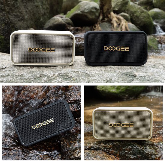 DOOGEE Field Rush - Draagbare Bluetooth Speaker - 130W Vermogen - 28 Uur Speeltijd - Waterdicht IP67 - BT 5.3 - Zwart — afbeelding 2