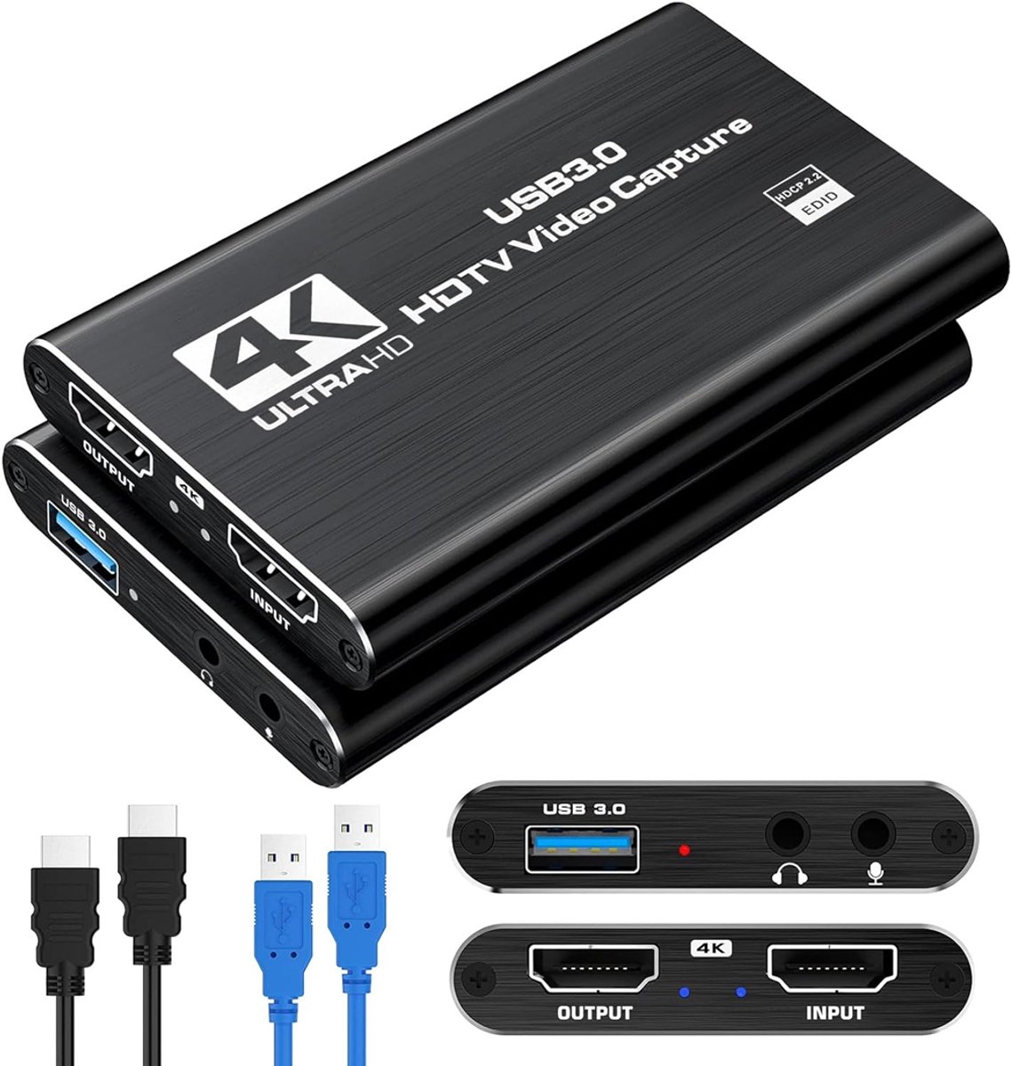 HDMI Capture Card - Video Opnamekaart - 4K 30Hz Ingangssignaal - Opname tot 1080P