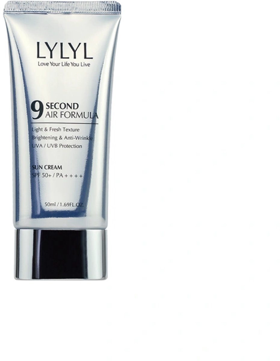 LYLYL Nine Second Suncream / Hydraterende zonnecrème met SPF 50+ 50 ml