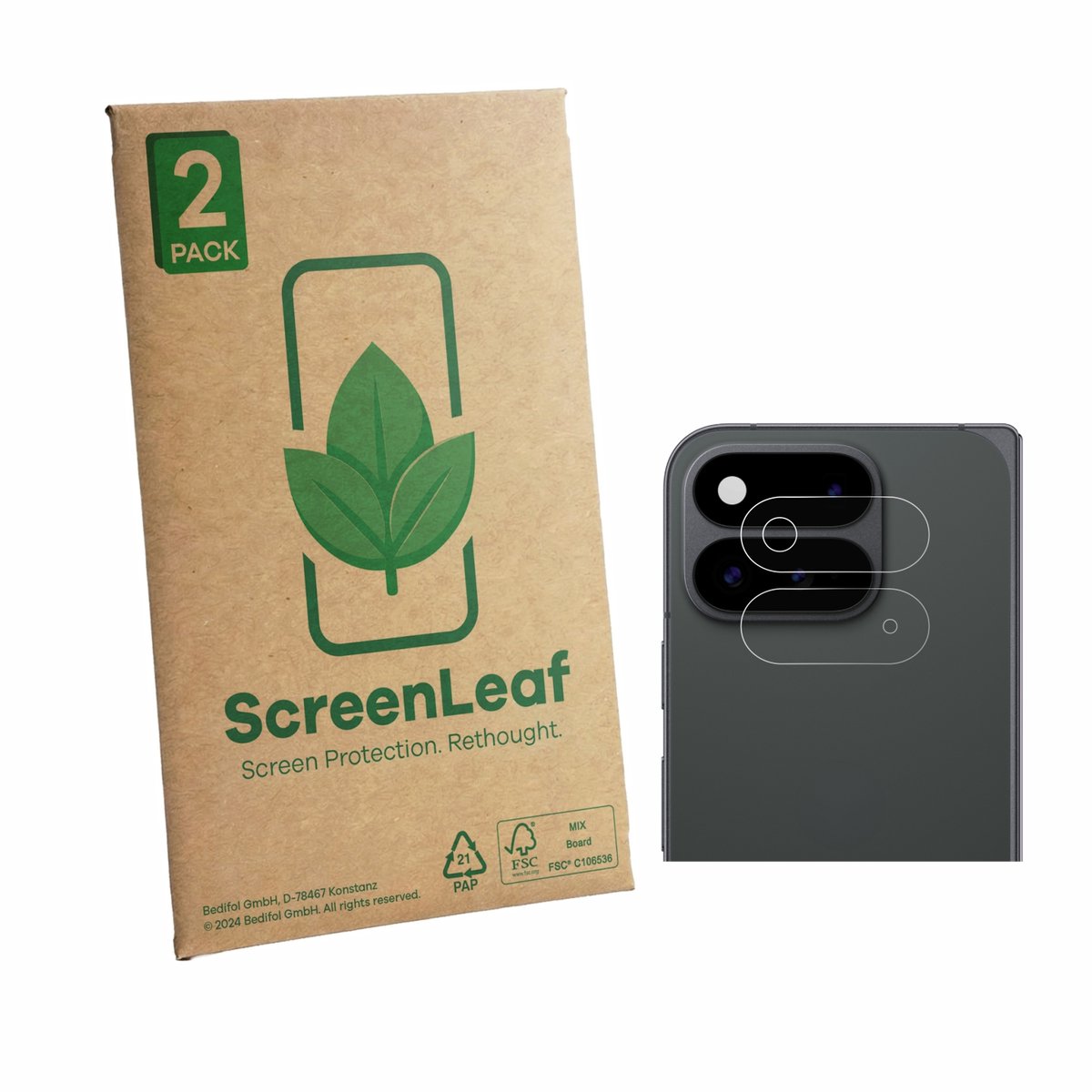 2 Stuks Screenprotector voor Google Pixel 11 Pro Fold (ALLEEN Camera Lens) - Hoogwaardige Beschermfolie transparant
