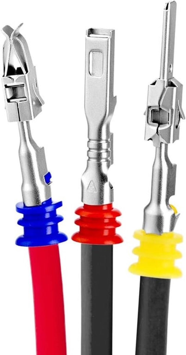 Kabelconnector-set - Kabelschoenen, Isolatiedoppen, Naaldextractors - Auto-elektronica, Motorfietsen, ATV - 708 stuks.