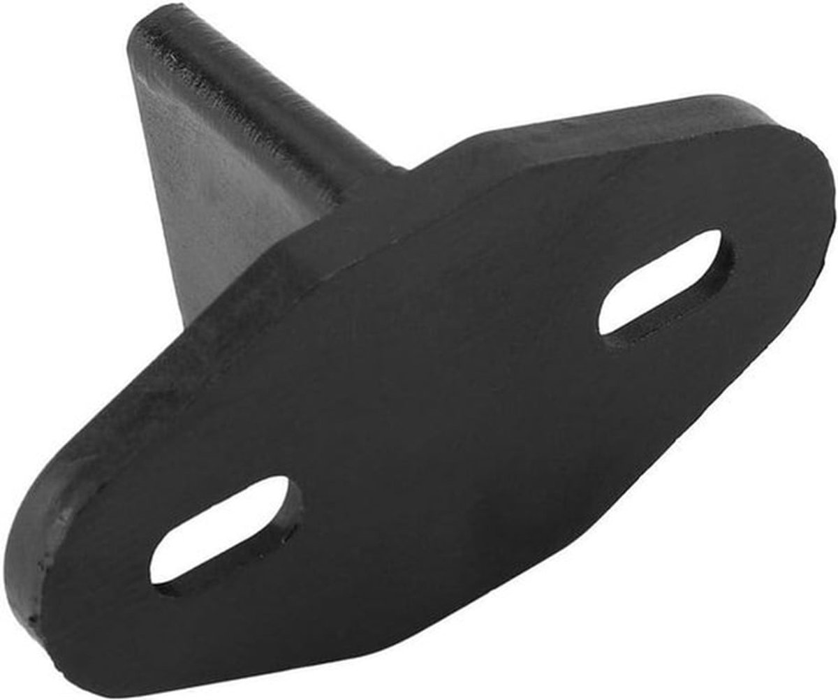 Schuurdeur vloerbegeleiding zwart plastic gecoat - Schuifdeur accessoire voor soepele beweging