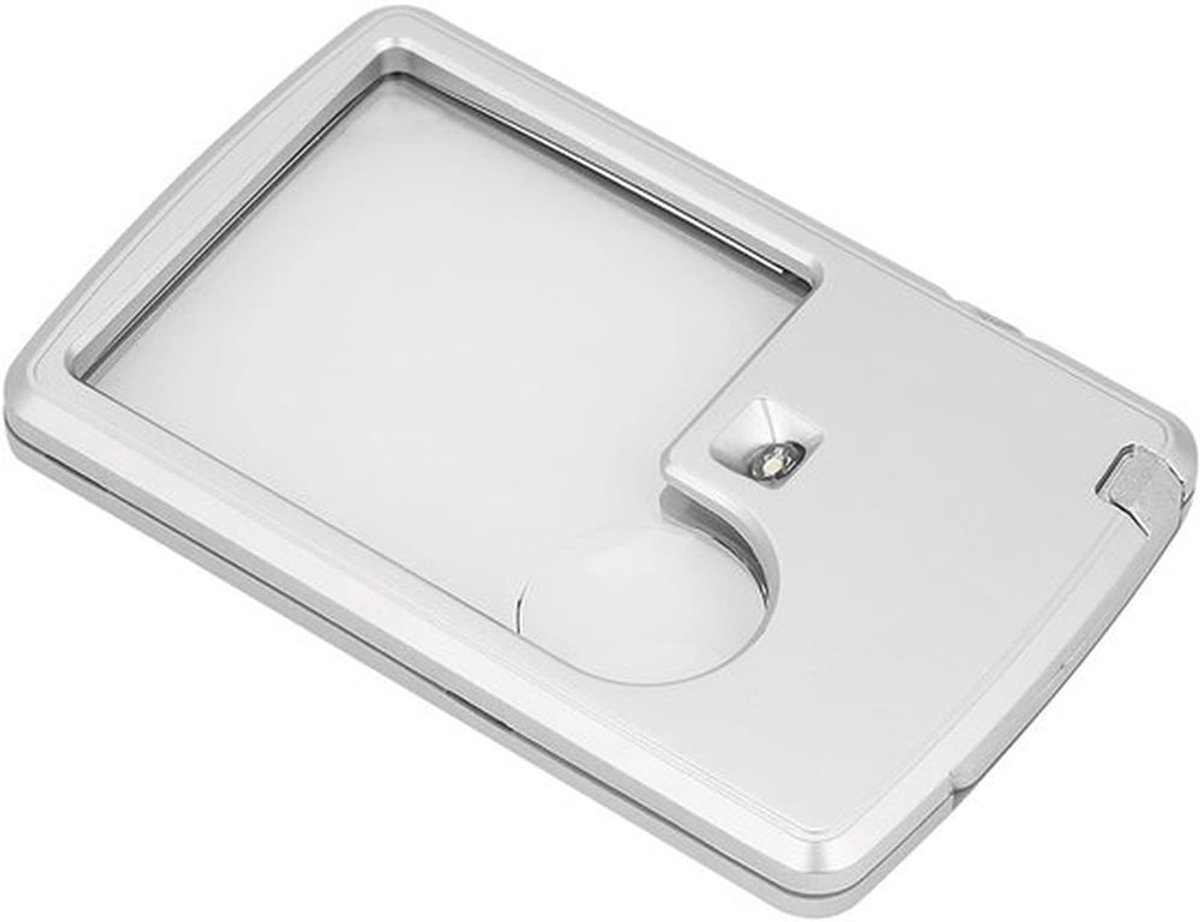 Vergrootglas Set met LED-Licht - 3X en 6X Lens - Draagbaar en Krasbestendig - Inclusief Lederen Tas - Ideaal voor Senioren en Hobbyisten