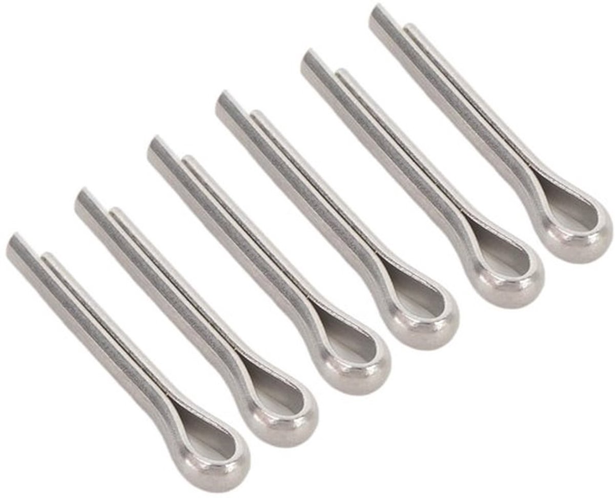 Scheepspropeller Splitpen - 20 Stuks - Buitenboordmotoren 20/15/9,9/8/6 Pk - Hoogwaardig Metaal - Roestbestendig - OE-nummer 91490-30020-00 - Buitenboordmotor