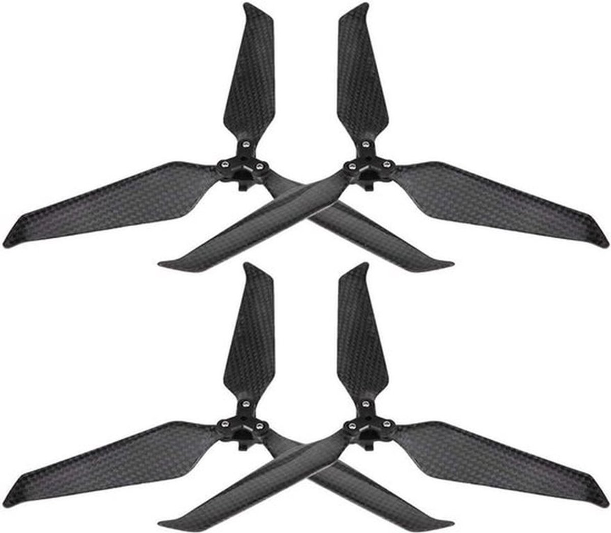 Koolstofvezel-Propeller - Geluidsreductie - Snelle loskoppeling - Opvouwbaar 3-blad - Propeller - voor MAVIC 2 Pro/Zoom Drone Accessoire