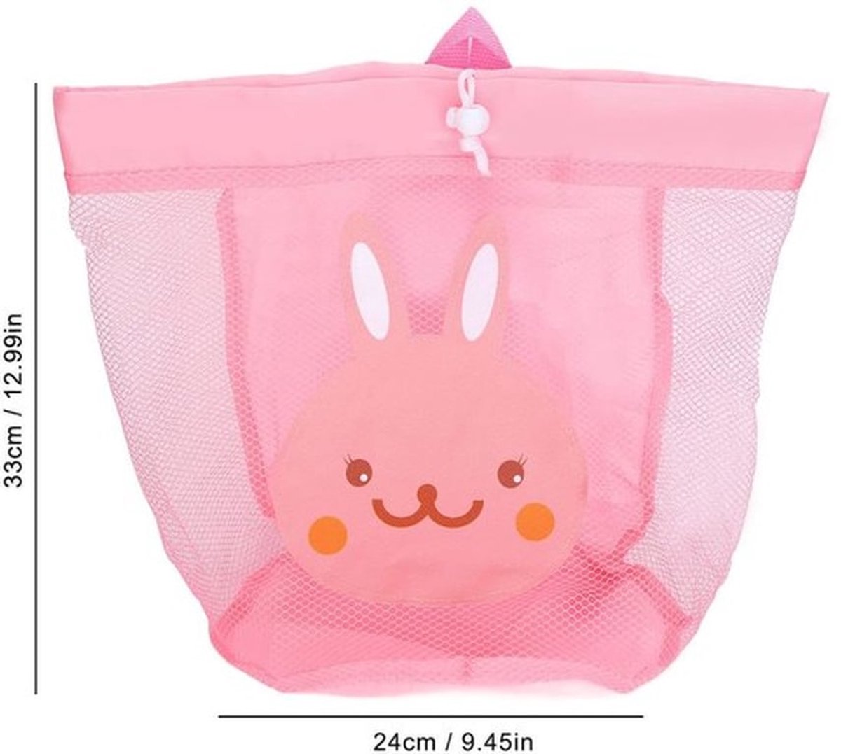 Strandtas Met Rits - Grote Mesh Opbergzak - Rugzak Voor Kinderen - Waterdicht - Sneldrogend - Geschikt Voor Strand/zwemmen