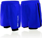 Boxeur Des Rues - Double Shorts - Blauw - L