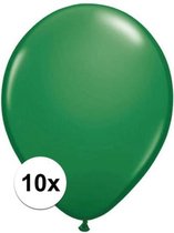 Qualatex ballonnen groen 10 stuks