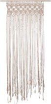 Wandkleed Macramé Bohemian Ivoor Wit 90 x 200 cm