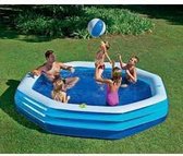 8 hoekig lounge zwembad summer time
