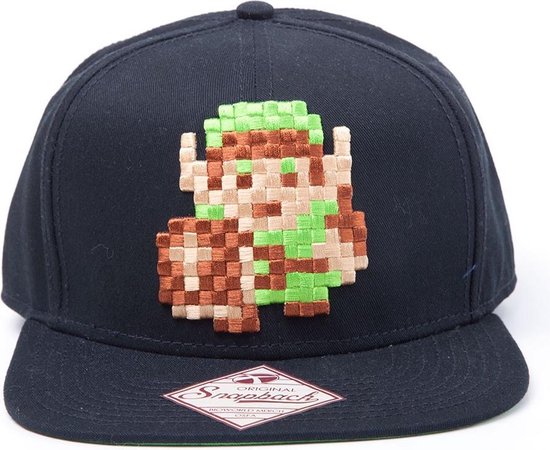 The Legend of Zelda - Snapback Cap, Pixel Link 8 bit - Difuzed