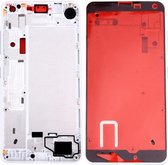 Let op type!! Front Housing LCD Frame Bezel Plate for Microsoft Lumia 650 (White)