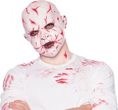 Folat Masker Psycho Baby 30 Cm Latex Wit/rood