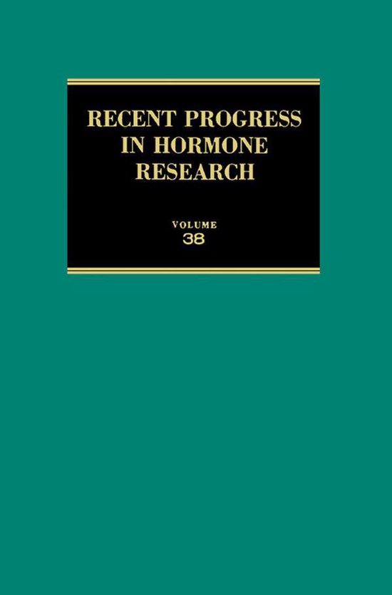 Recent Progress in Hormone Research - cover